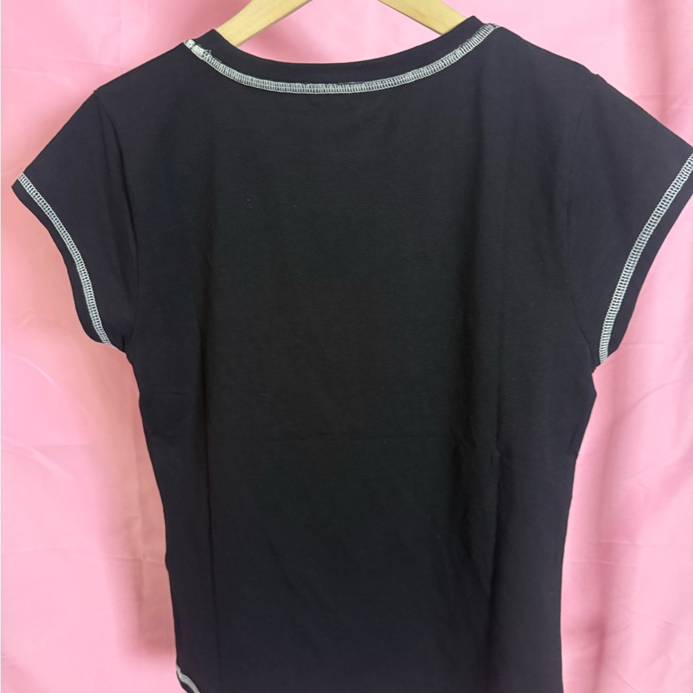 Baby Phat Black Tee, Size L, New Without Tags - Picture 3 of 3